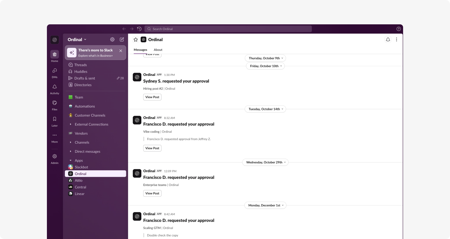 Slack Notifications