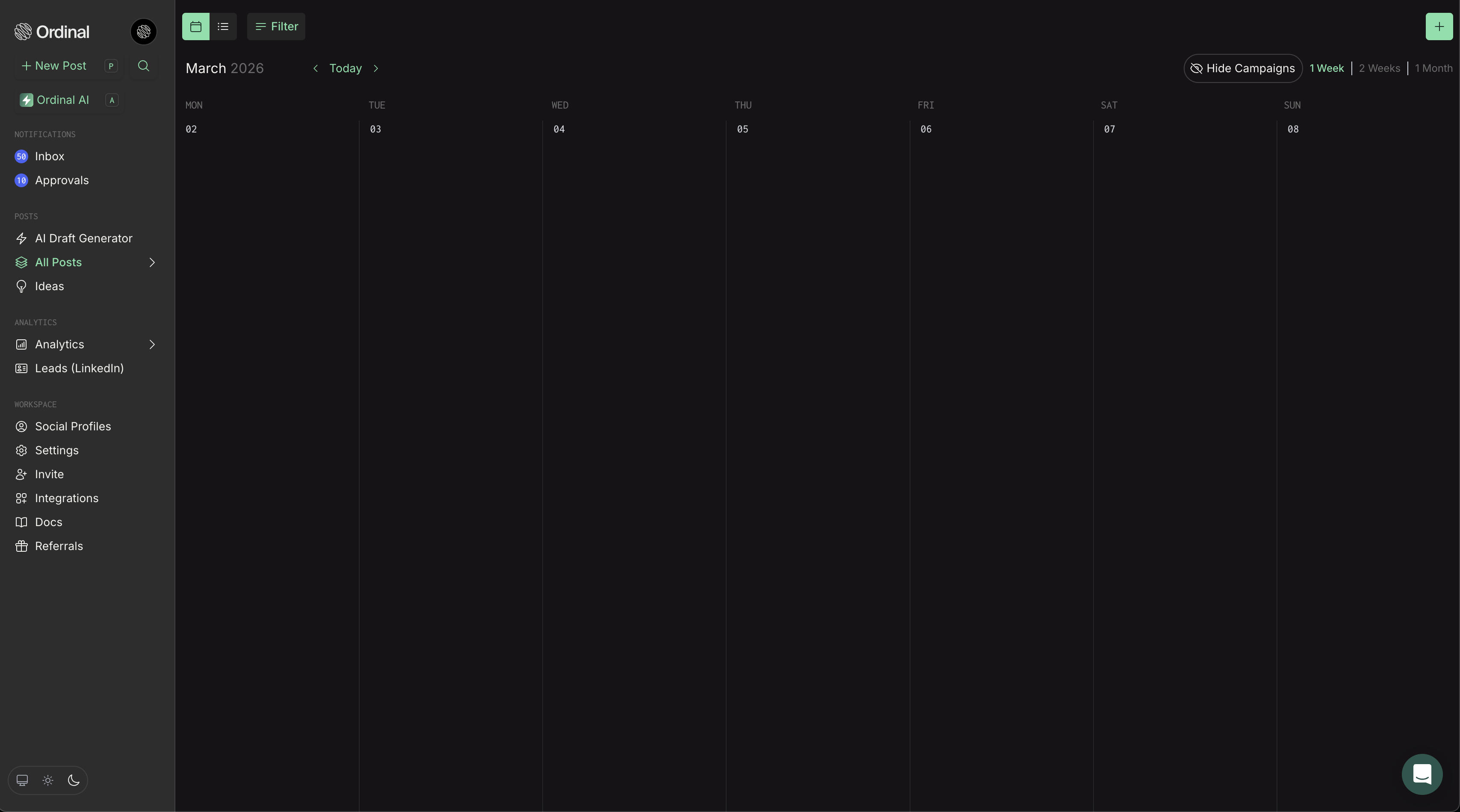 Dark mode toggle