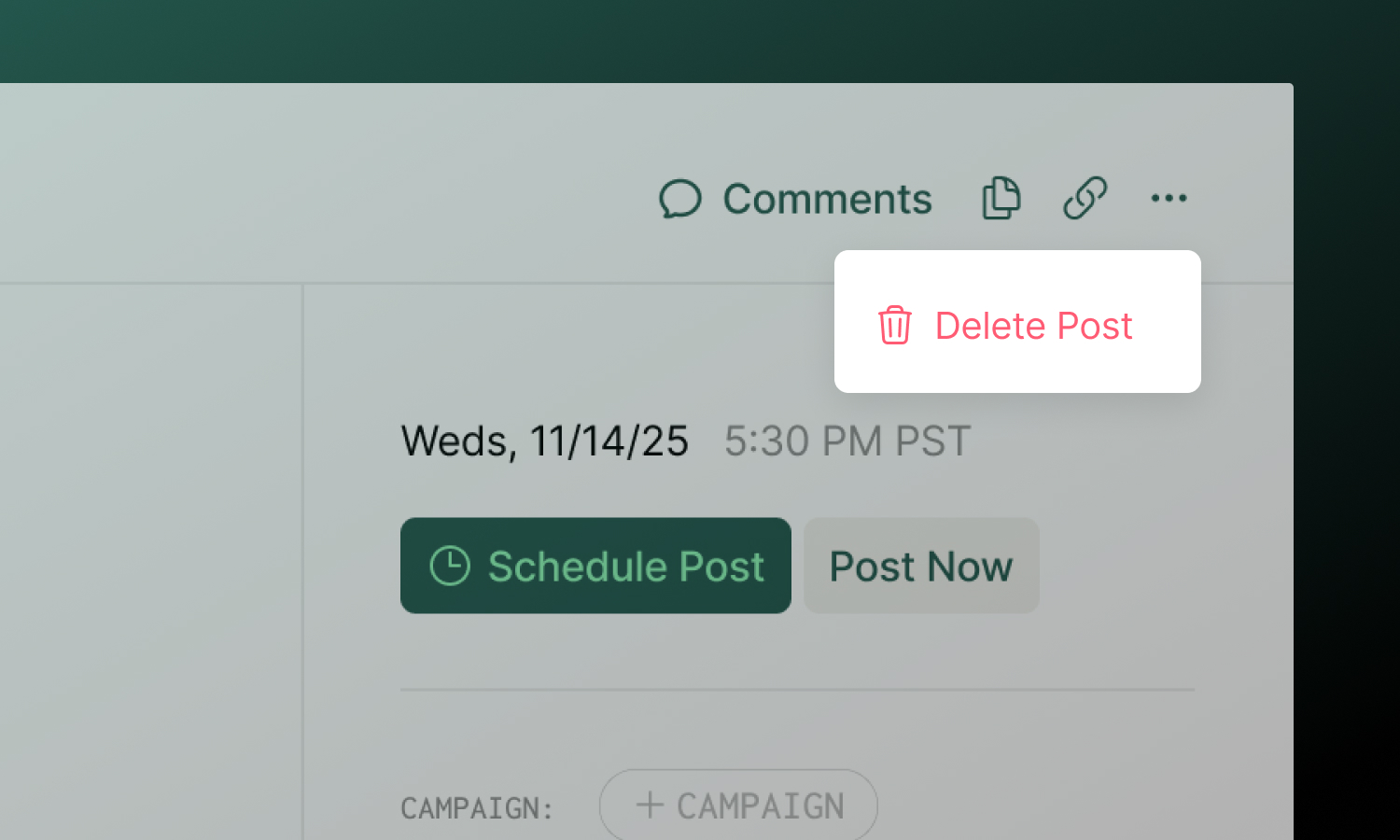 Delete Post