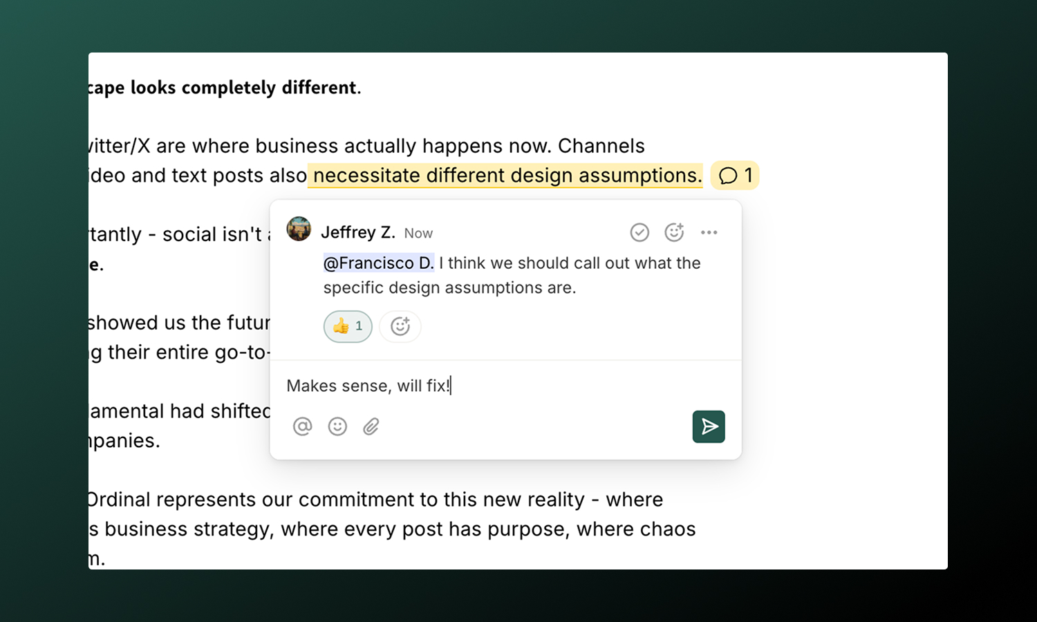Inline Comments